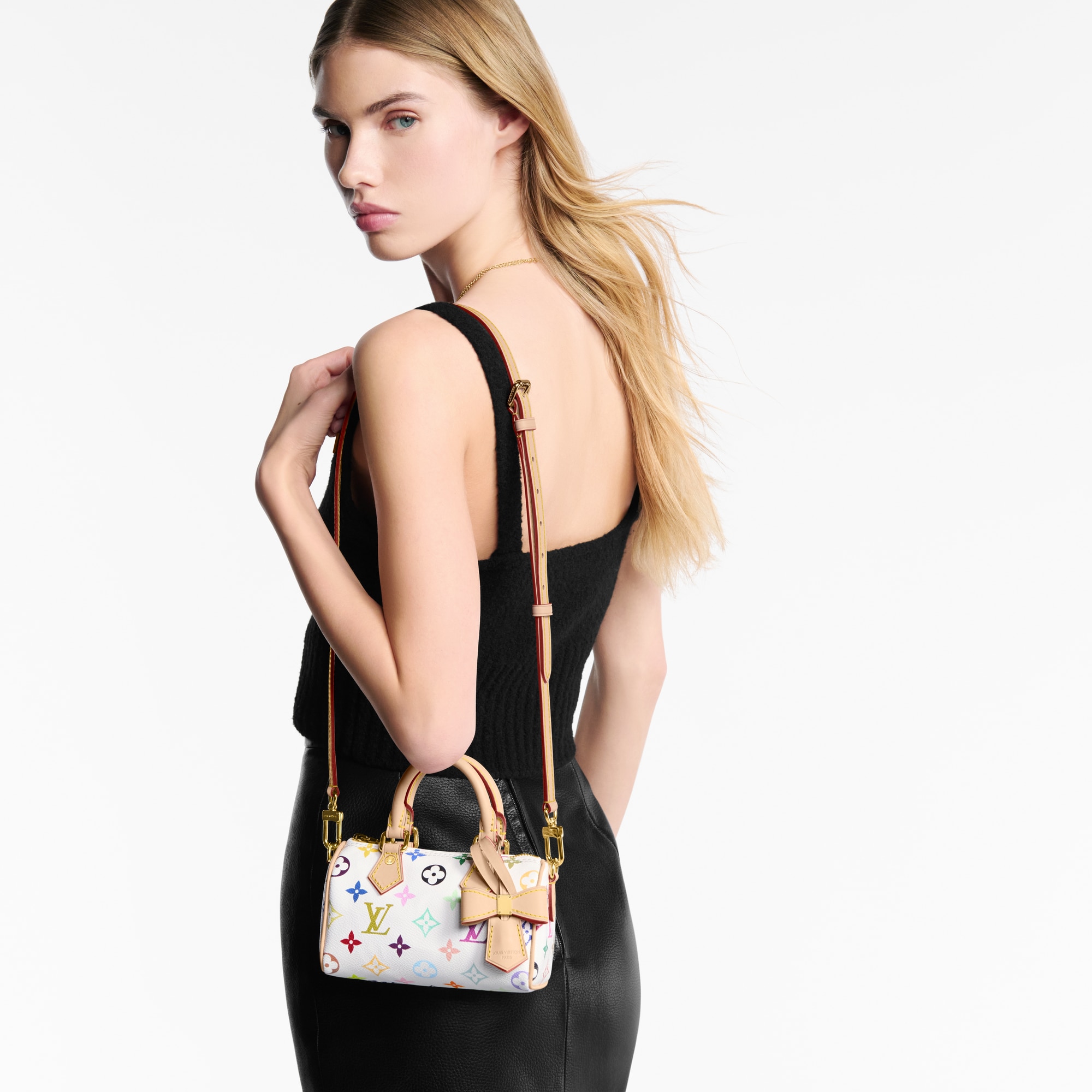 LV x TM Nano Speedy Bag - Luxury Other Monogram Canvas White